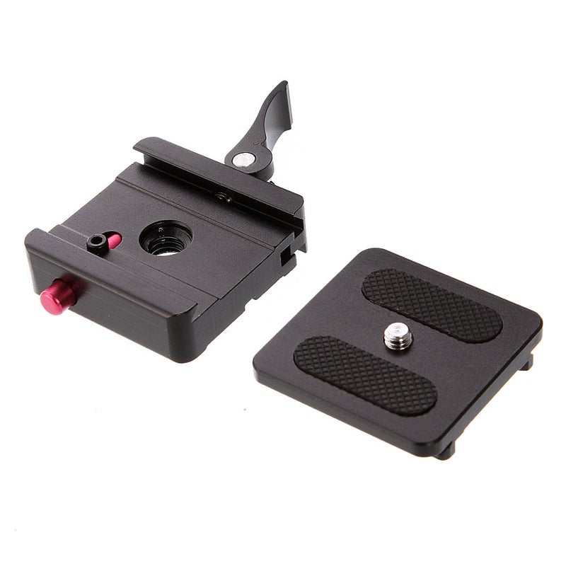 Hersmay P50 Camera Quick Rlease Clamp with 1/4" Quick Release Plate 3/8" Mounting Screw for Tripod Ball Head Compatible with Arca Swiss Standard - Image 3